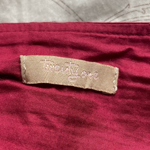 Y2K Red Sequin Embroidered Cotton Skirt Medium Fairy Ethereal Goblincore Boho - Picture 6 of 11